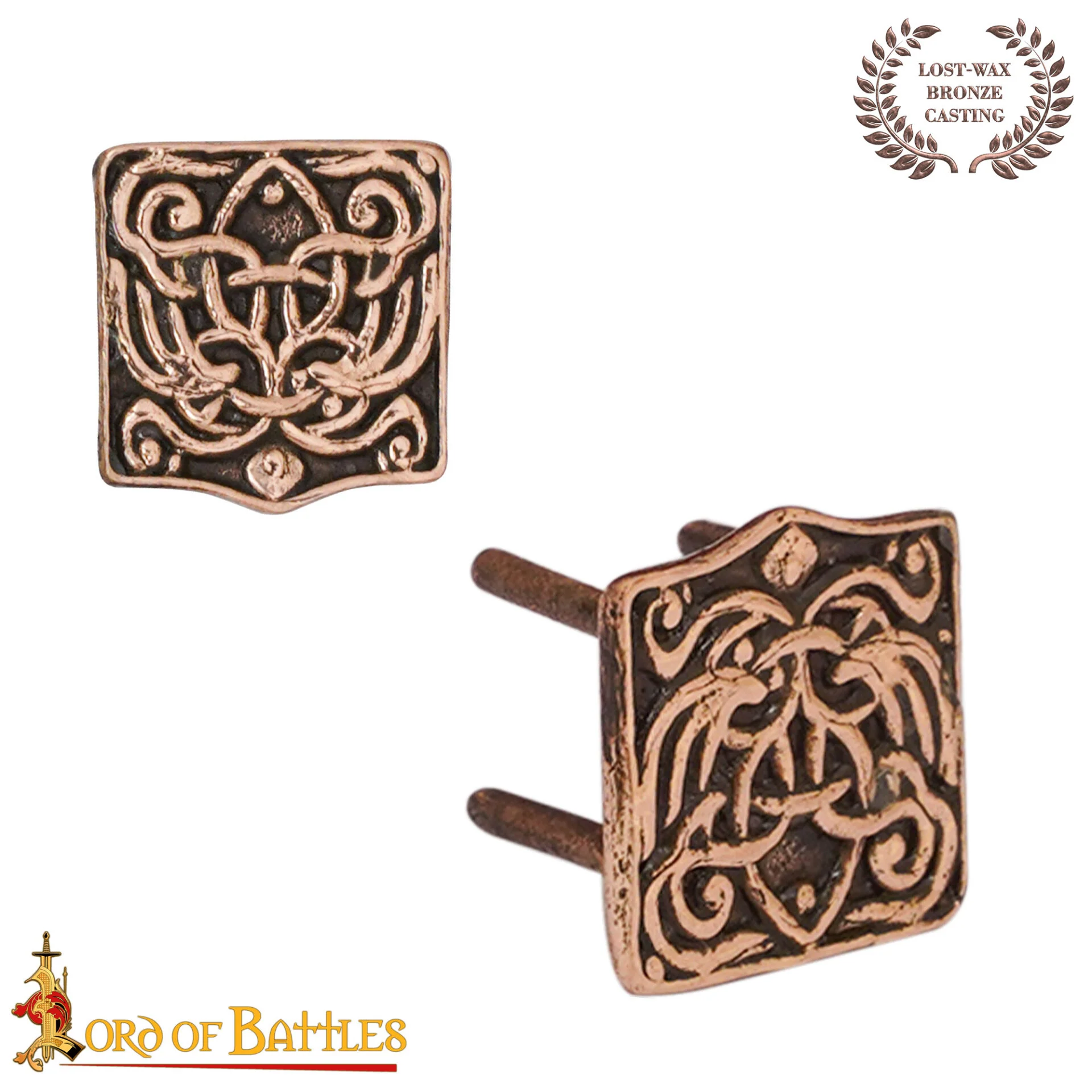 Accesorio de Fundición a la Cera Perdida para Cinturón de Bronce de la Edad Vikinga - Image 8