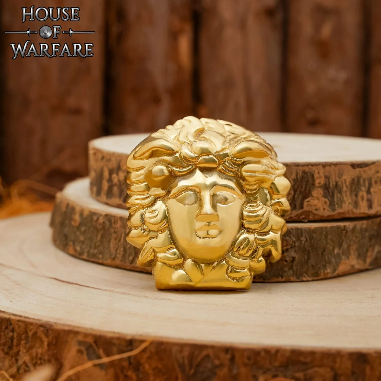 Adorno de Medusa de Latón - Decoración de Armadura - Image 9