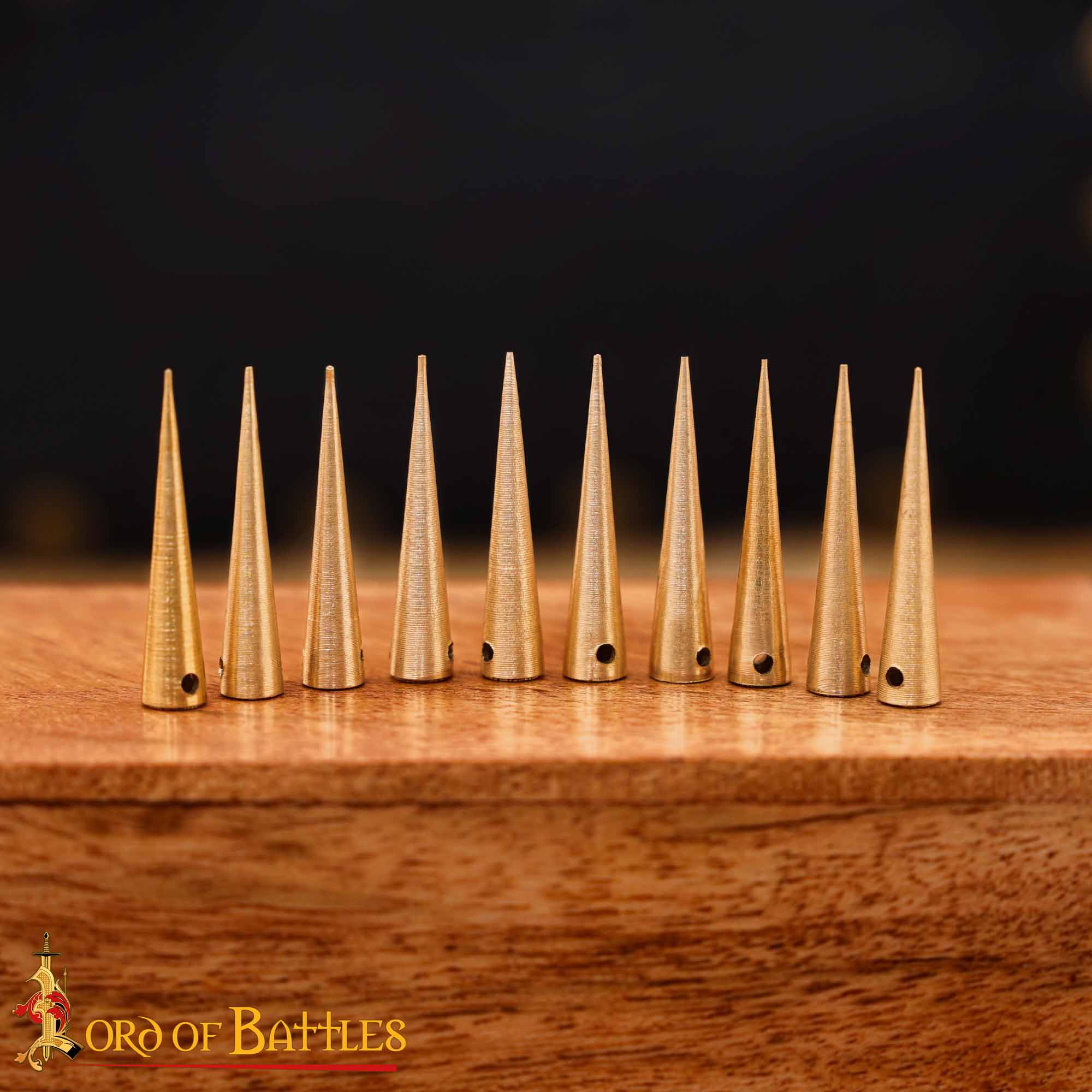 Aiglets Medievales de Latón - Juego de 10 Puntas de Cordón Resistentes (2,6 Cm) - Image 16