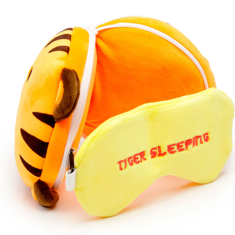 Almohada Viaje Antifaz Tigre Adoramals Relaxeazzz - Image 3