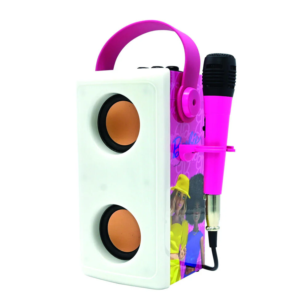 Altavoz Bluetooth Luminoso + Microfono Barbie - Image 5