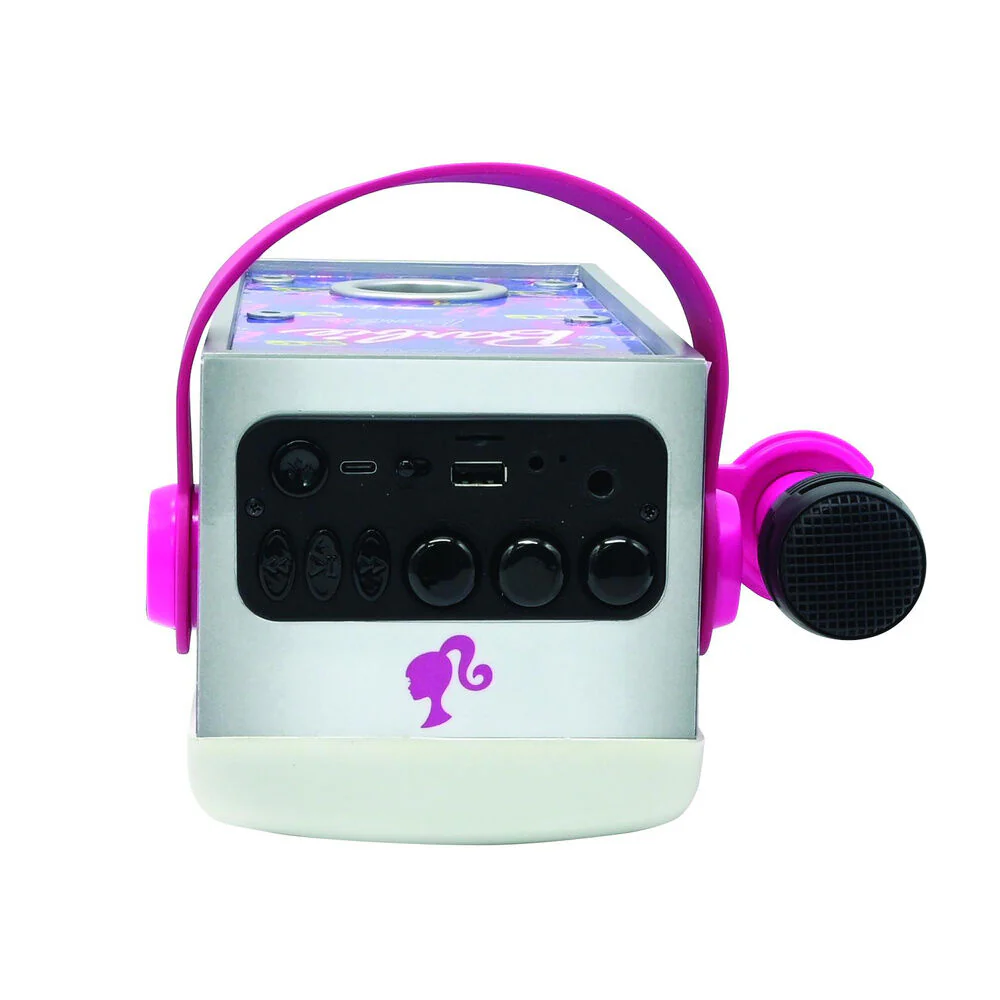 Altavoz Bluetooth Luminoso + Microfono Barbie - Image 6