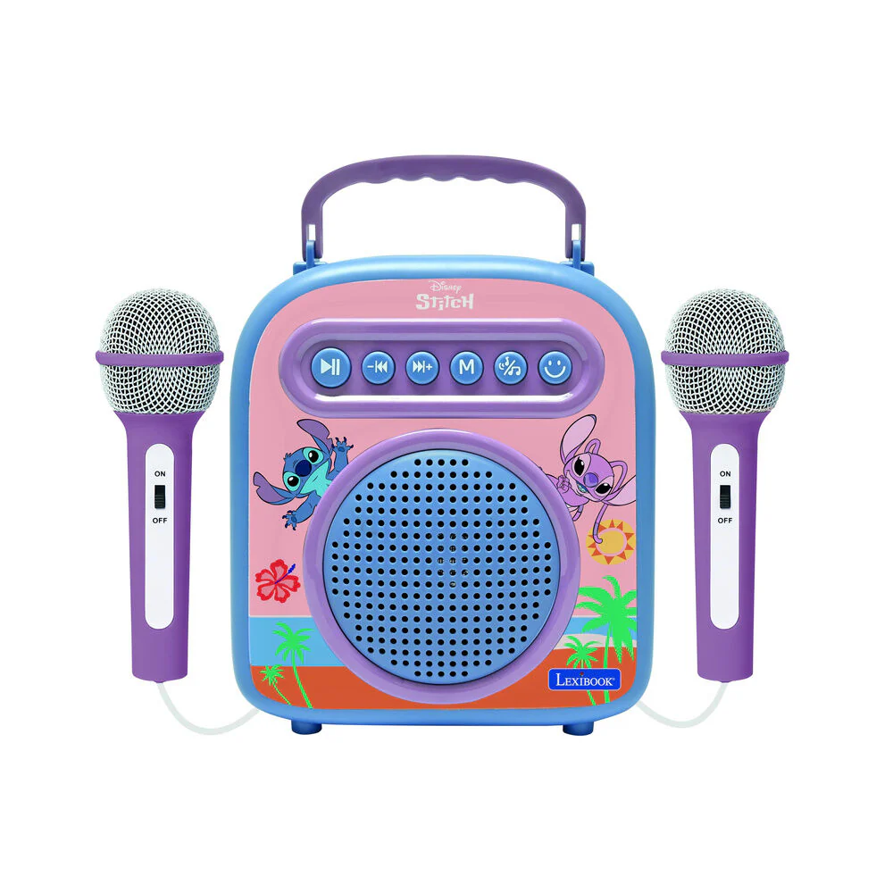 Altavoz Bluetooth + Microfono Stitch Disney