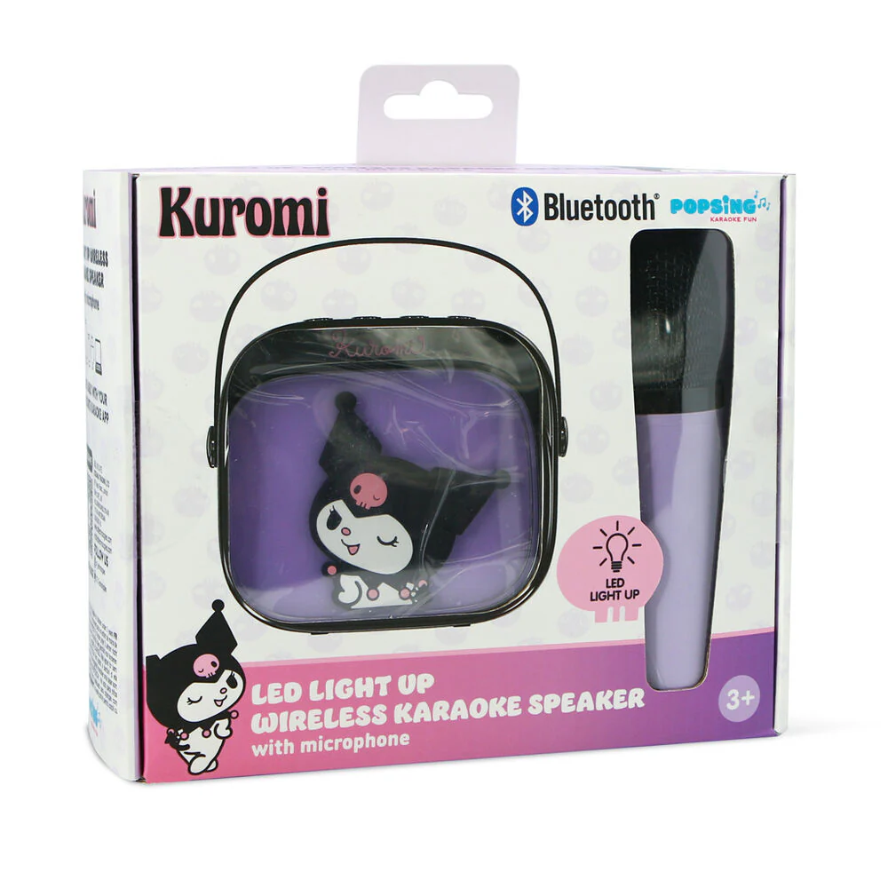 Altavoz Y Micro Karaoke Led Kuromi Hello Kitty - Image 11
