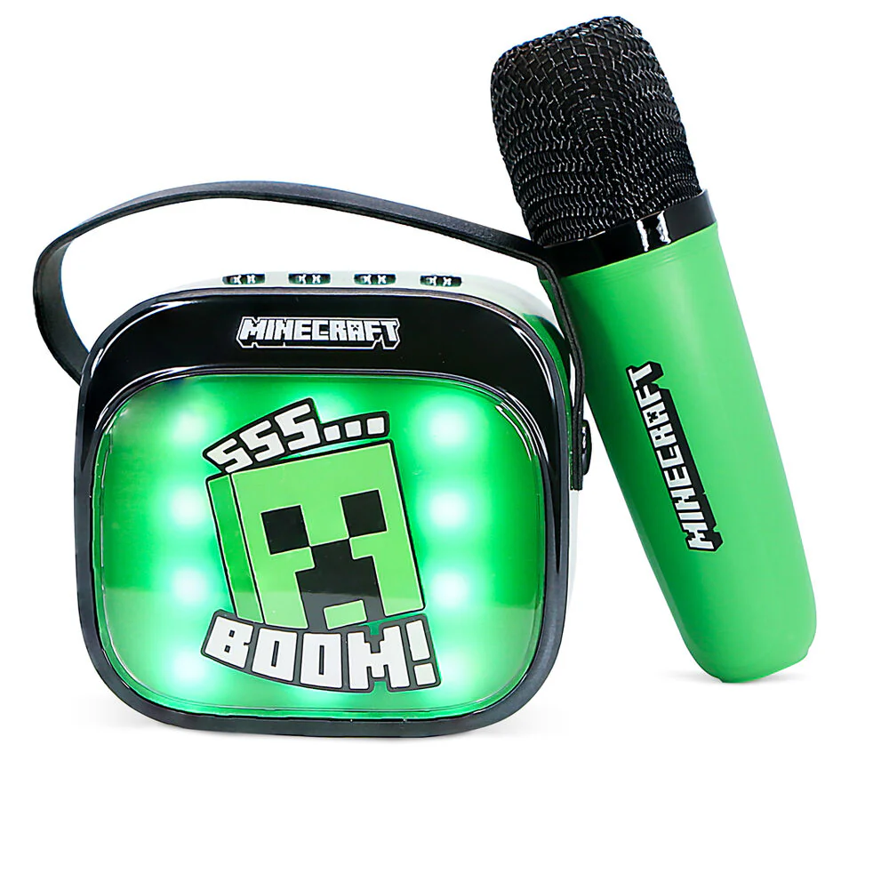 Altavoz Y Micro Karaoke Led Minecraft - Image 2
