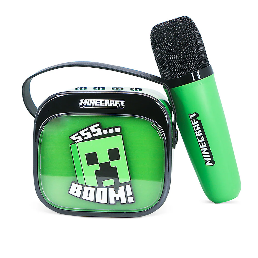 Altavoz Y Micro Karaoke Led Minecraft - Image 5