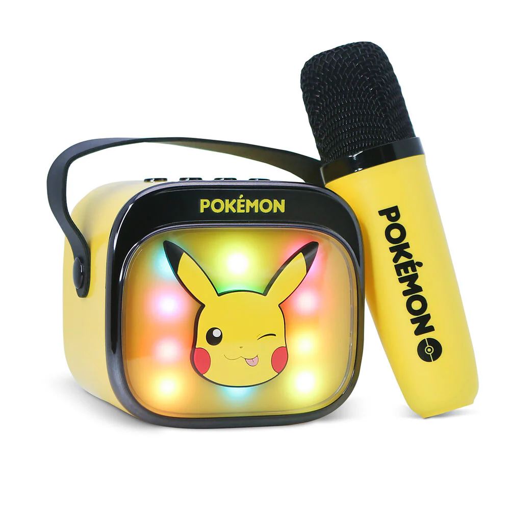 Altavoz Y Micro Karaoke Led Pikachu Pokemon - Image 8