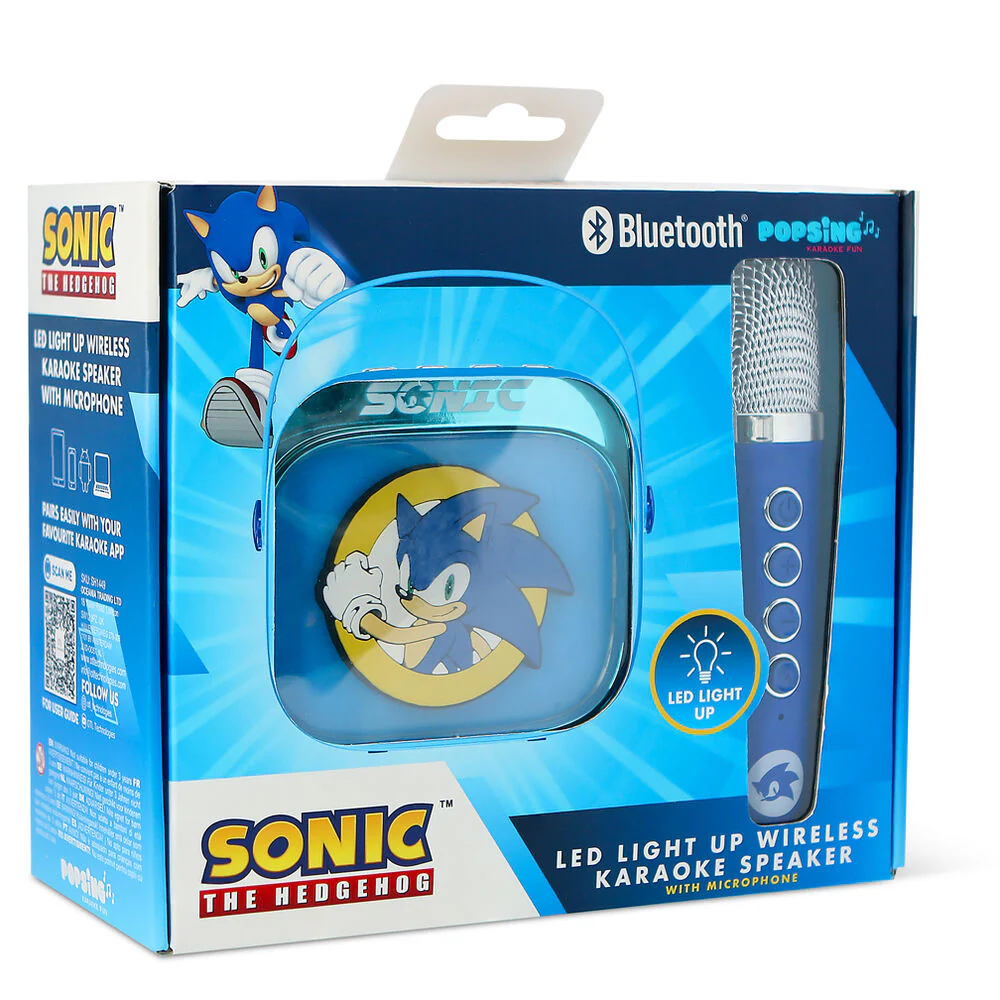 Altavoz Y Micro Karaoke Led Sonic The Hedgehog - Image 12