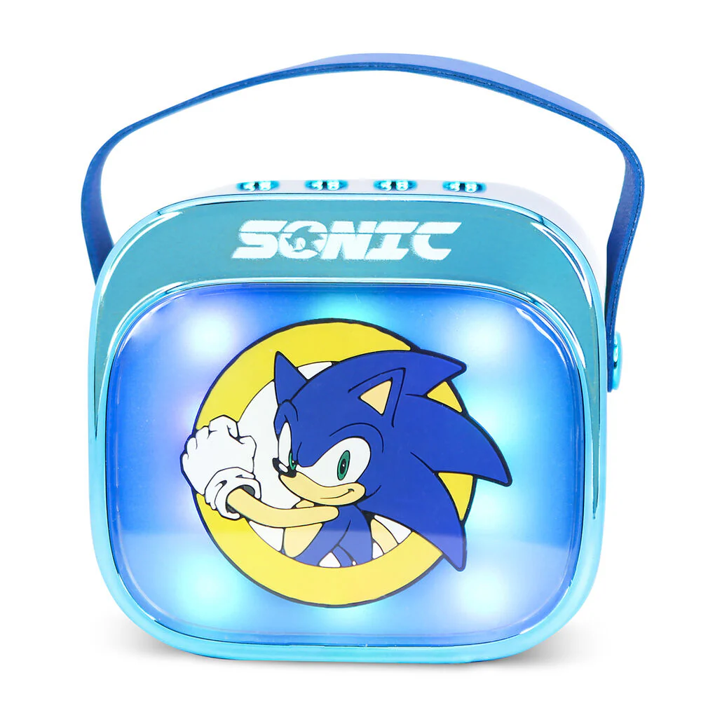 Altavoz Y Micro Karaoke Led Sonic The Hedgehog - Image 3
