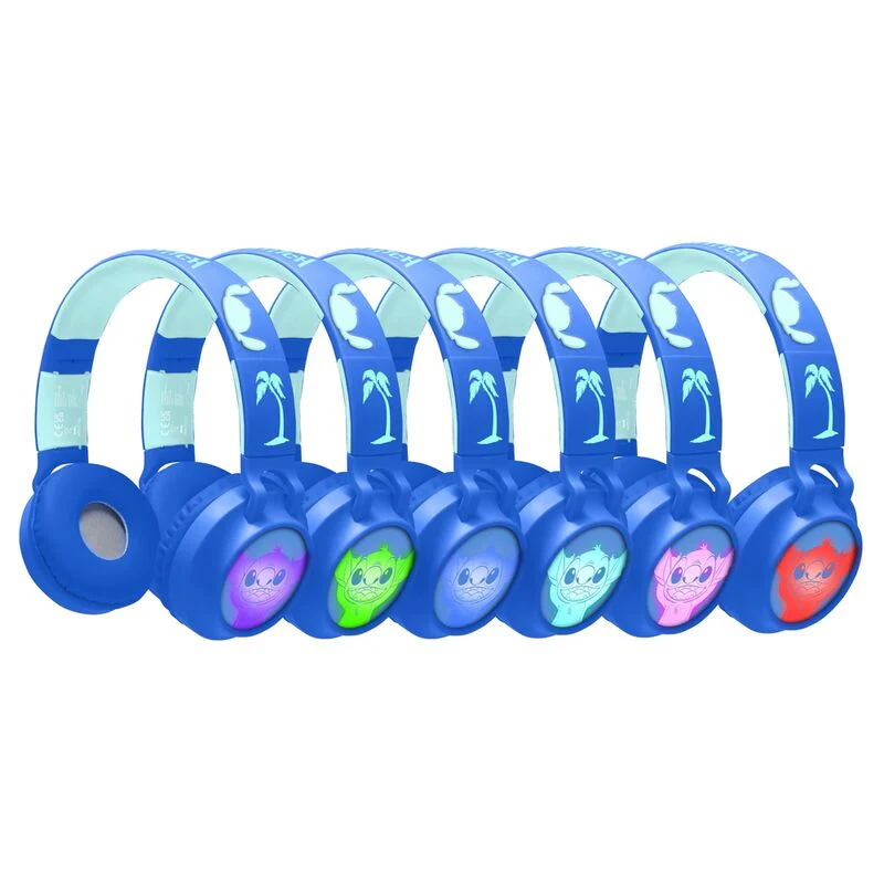Auriculares Inalambricos Luminosos Bluetooth Stitch Disney - Image 3