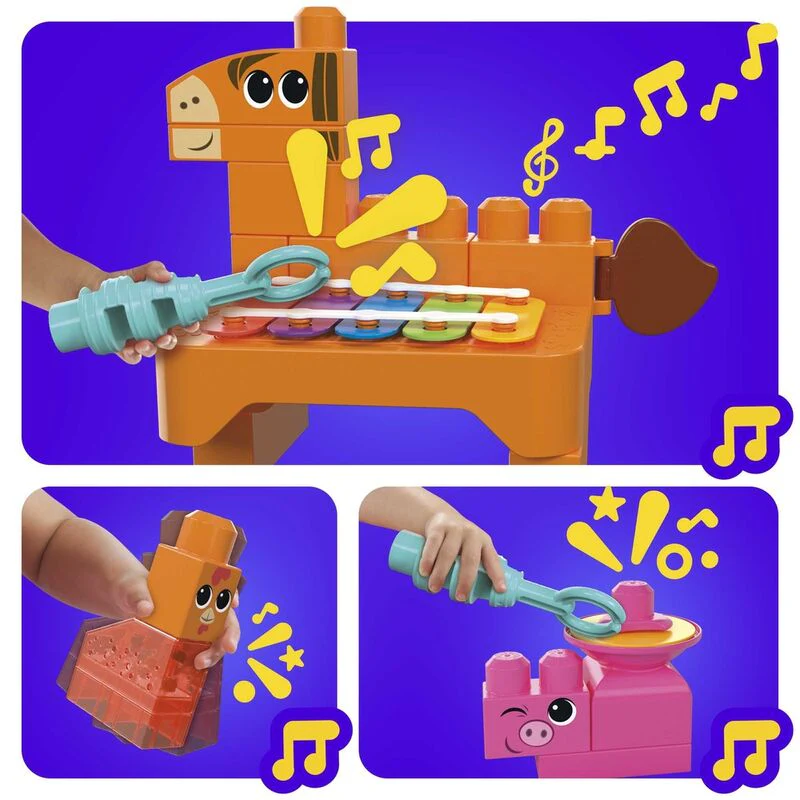 Banda Granja Musical Mega Bloks 45Pzs - Image 4