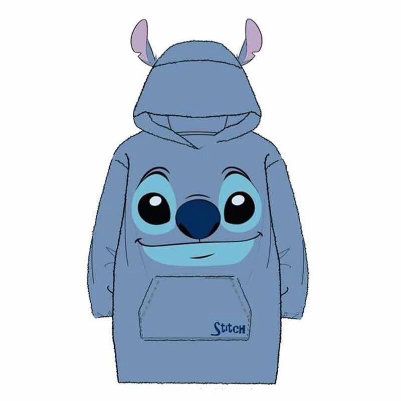 Bata Sudadera Oversize Stitch Disney Infantil