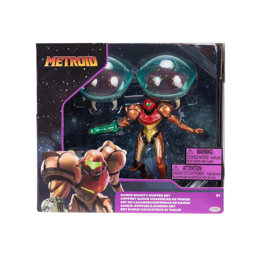 Blister 3 Figuras Metroid 6Cm