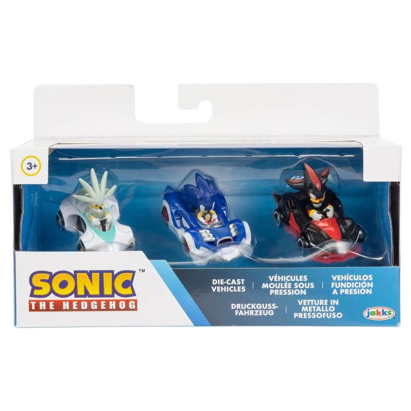 Blister 3 Vehiculos Sonic The Hedgehog