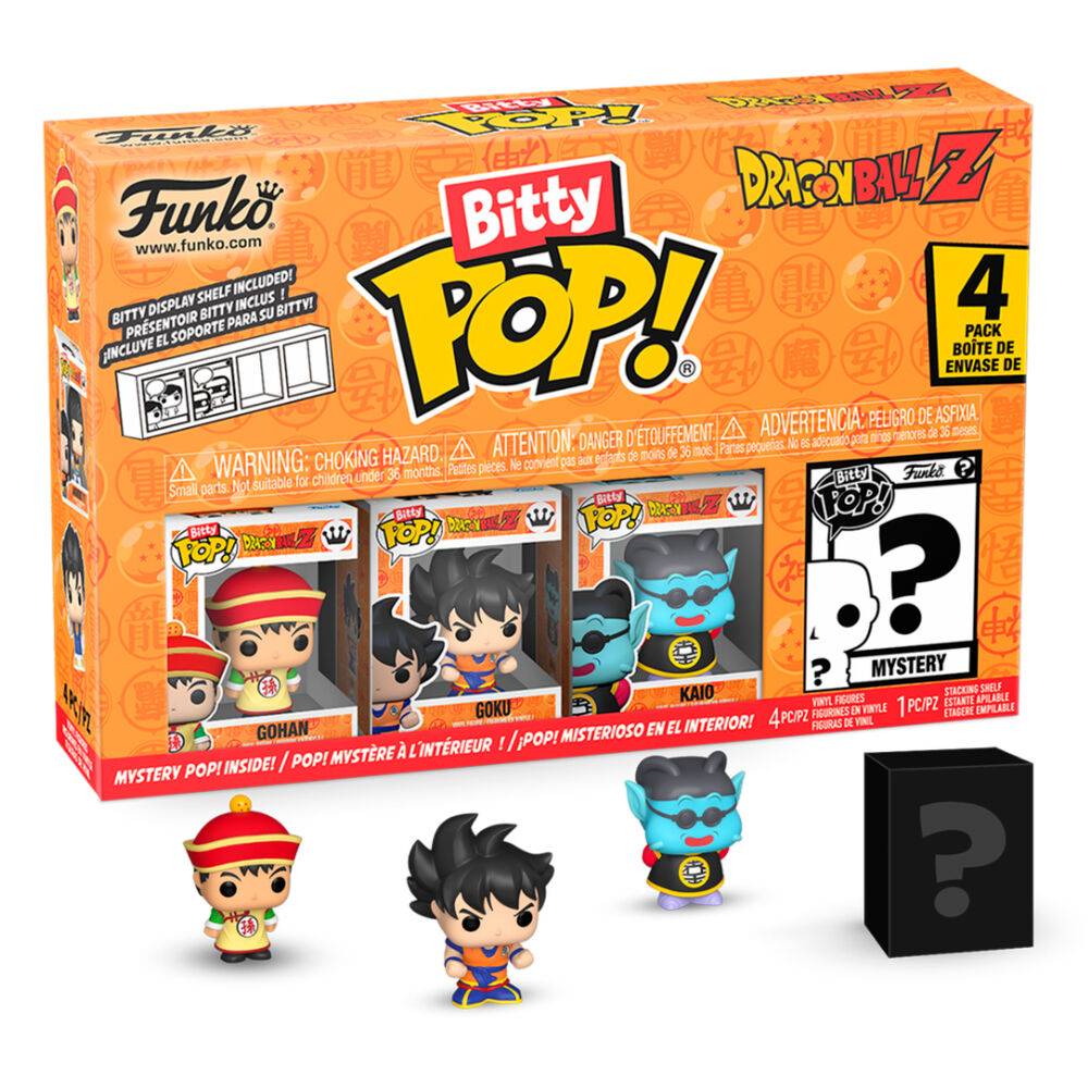 Blister 4 Figuras Bitty Pop Dragon Ball Z Cell