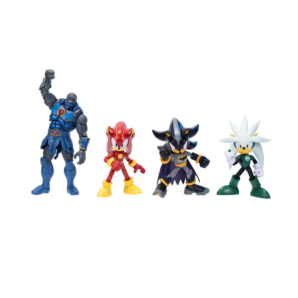 Blister 4 Figuras Sonic The Hedgehog Dc Comics 12Cm - Image 5