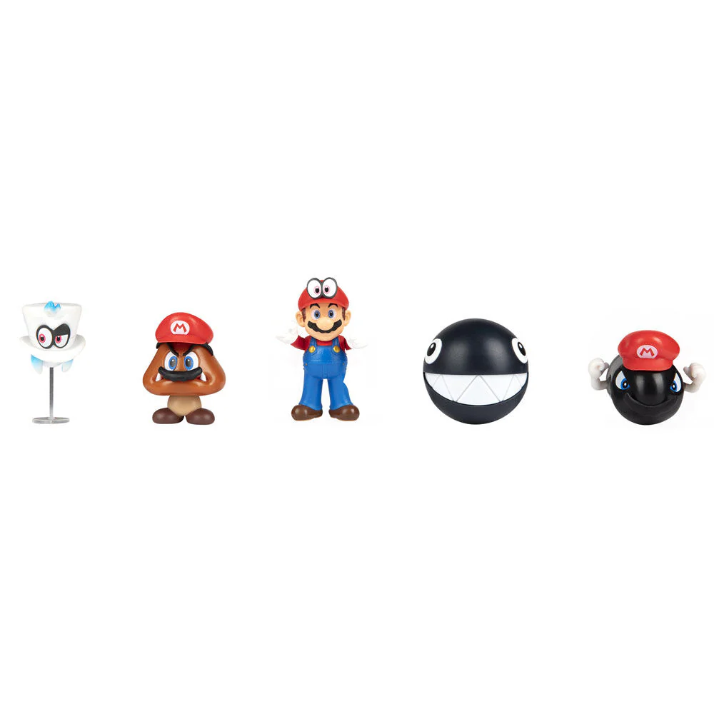 Blister 5 Figuras Super Mario Bros 6,5Cm - Image 2