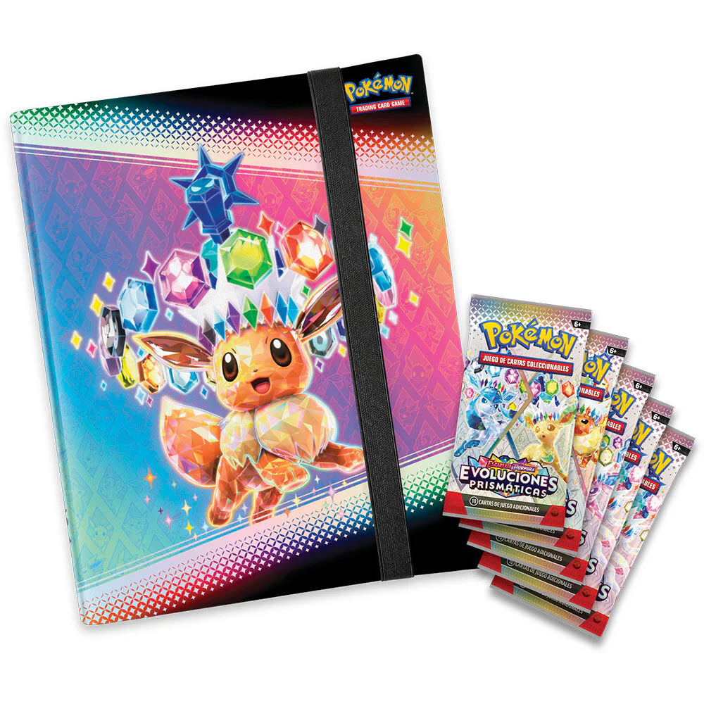Blister Juego Cartas Coleccionables Binder Collection Evoluciones Prismaticas Pokemon Español - Image 3