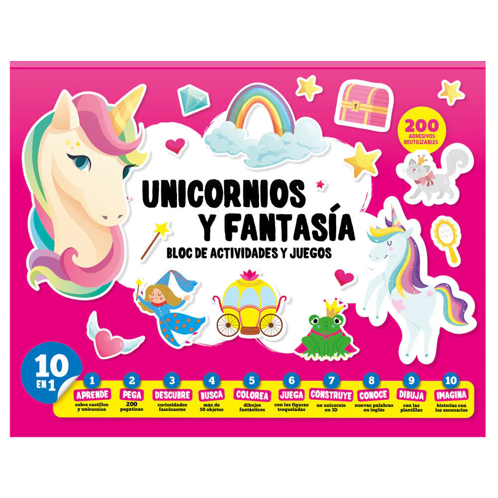 Bloc Actividades Unicornios Y Fantasia