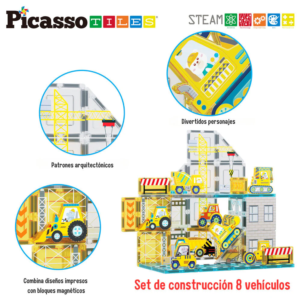 Bloques Magneticos + 8 Vehiculos - Image 4