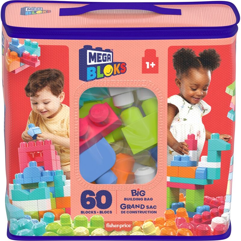 Bolsa Mega Bloks Rosa 60Pzs - Image 2
