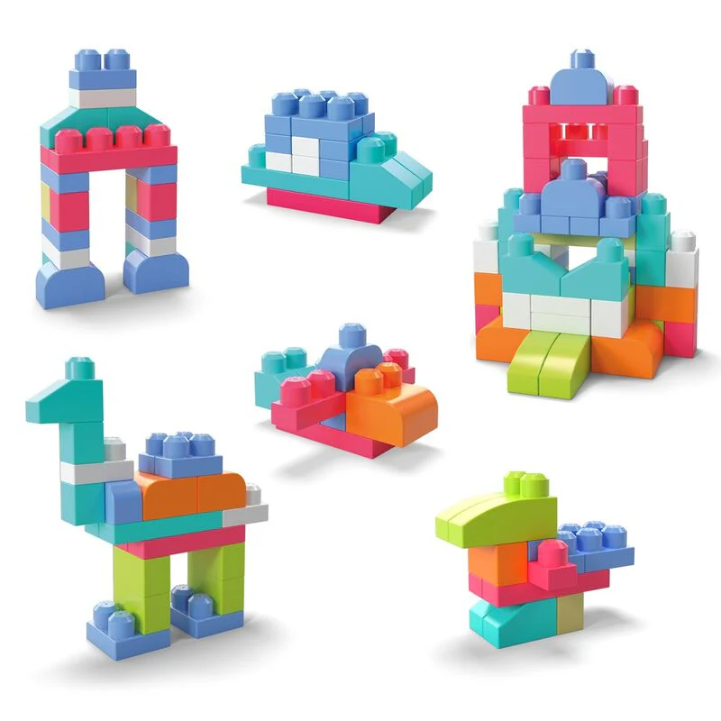 Bolsa Mega Bloks Rosa 60Pzs - Image 3