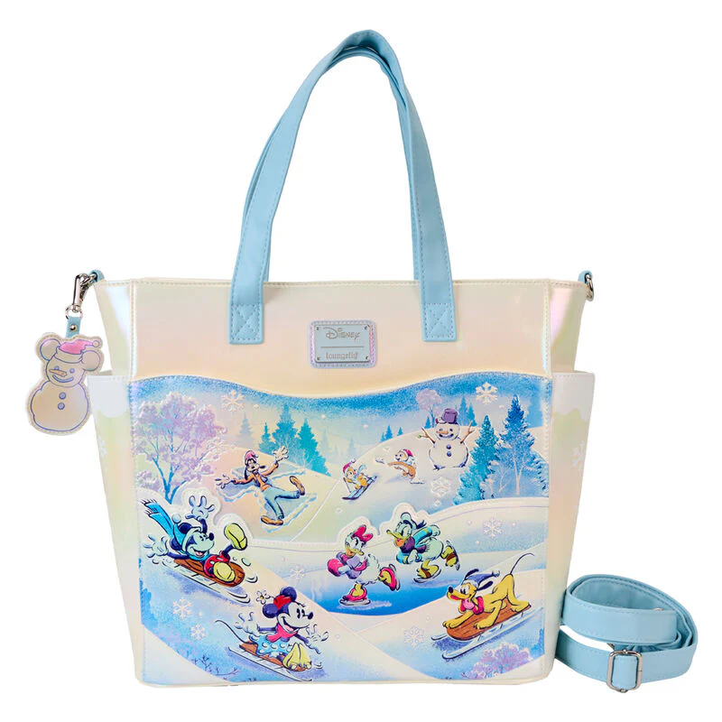 Bolso Mochila Winter Wonderland Mickey And Friends Disney Loungefly