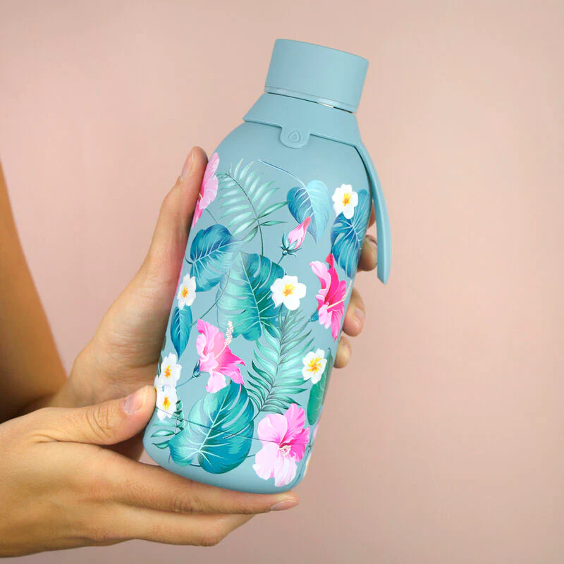 Botella Termica Esmeralda Floral Exotico 500Ml - Image 3