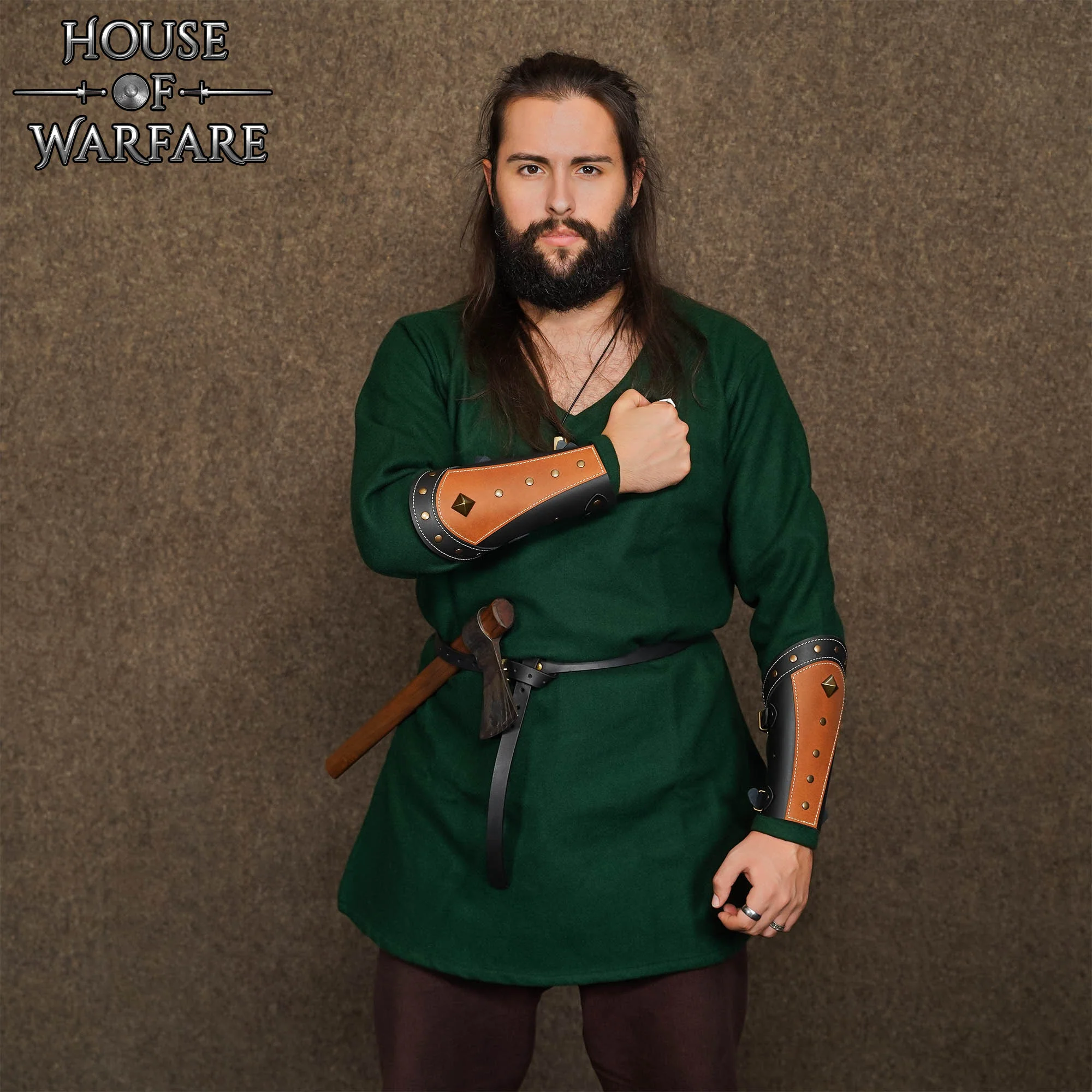 Brazales de Soldado Mongol de Fantasía - Image 3