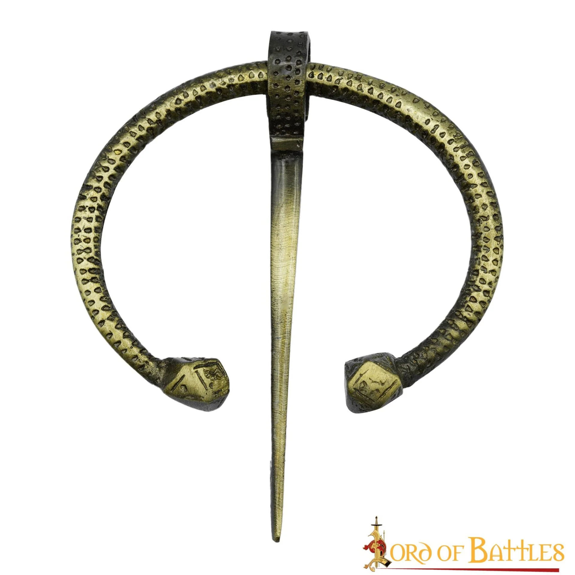 Broche Penannular de Latón Antiguo - Capa Vikinga - Image 17
