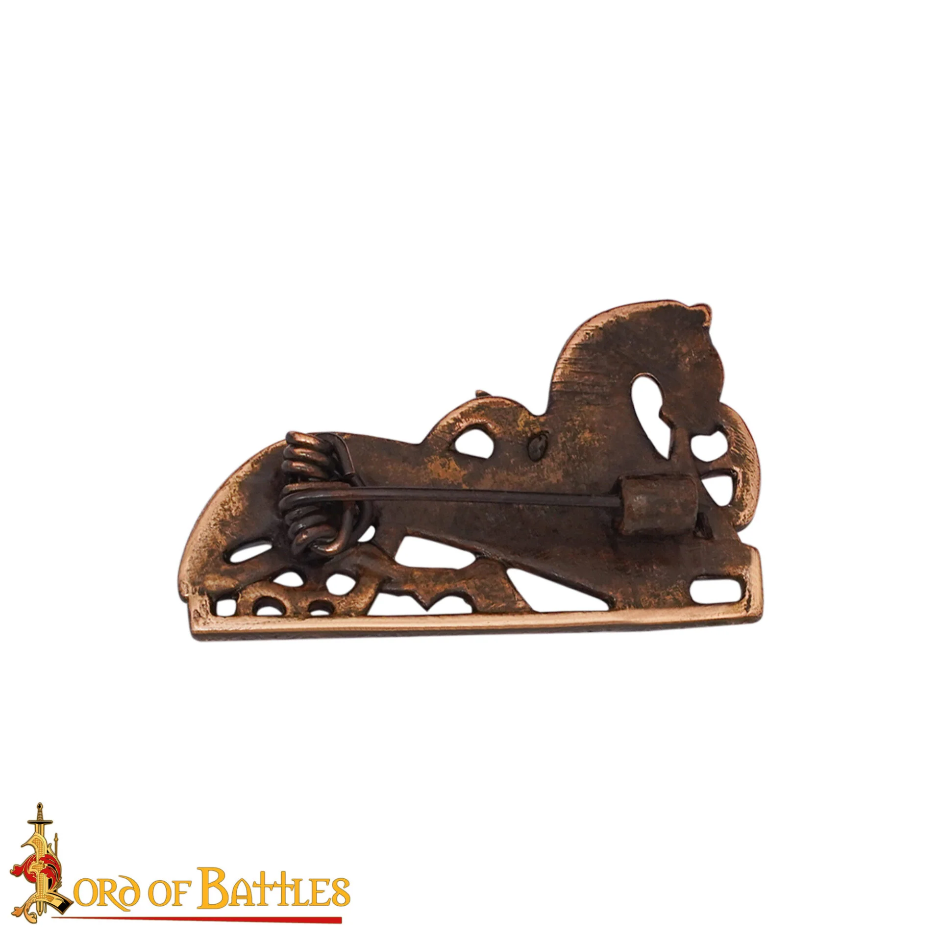 Broche Vikingo con Forma de Caballo de Bronce Fundido a la Cera Perdida de los Siglos Ix-x - Image 6