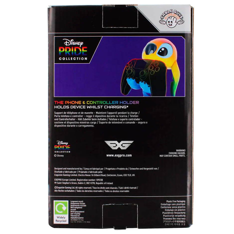 Cable Guy Soporte Sujecion Figura Rainbow Stitch Disney 20Cm - Image 16