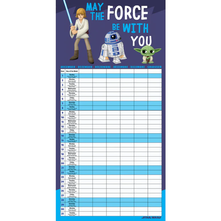 Calendario Planificador Familiar Star Wars - Image 2
