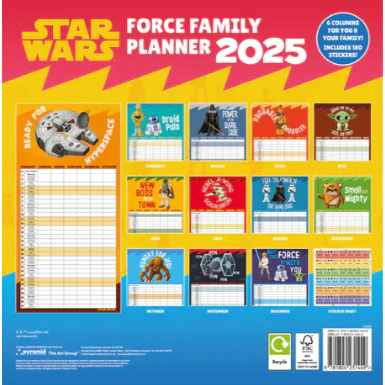 Calendario Planificador Familiar Star Wars - Image 3