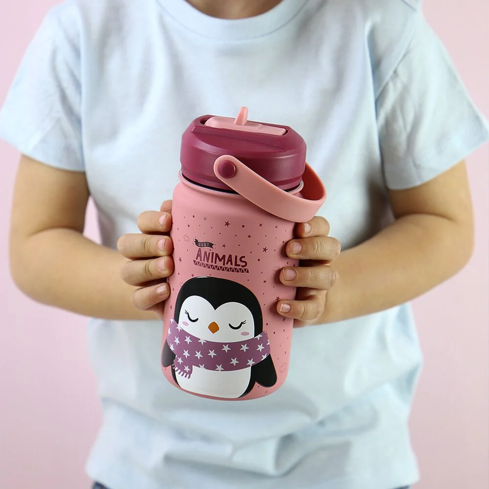 Cantimplora Acero Inoxidable Pingüino 330Ml - Image 2