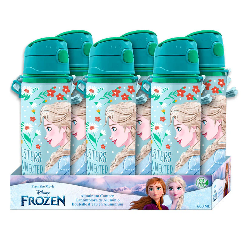 Cantimplora Aluminio Frozen Disney 600Ml