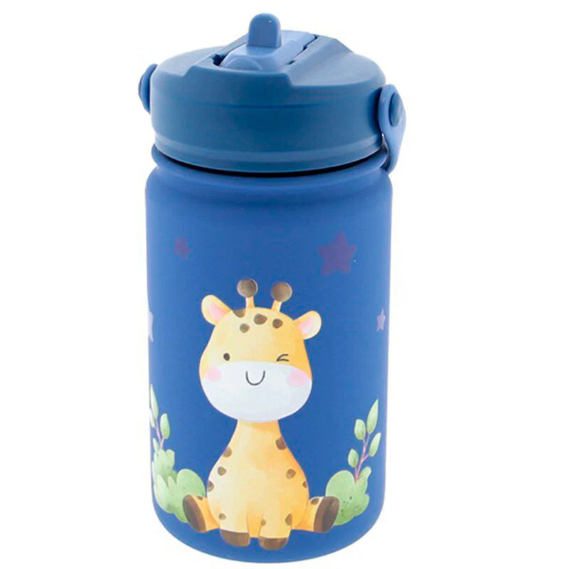Cantimplora Termica Jirafa Azul 330Ml