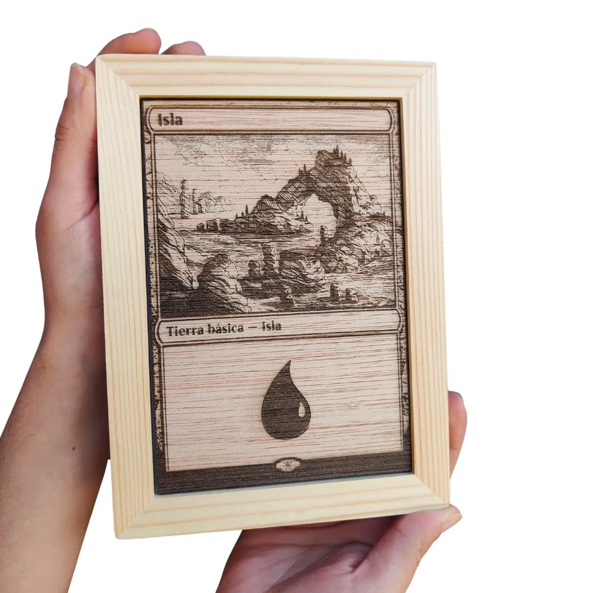 Cartel Decorativo Isla de Magic The Gathering