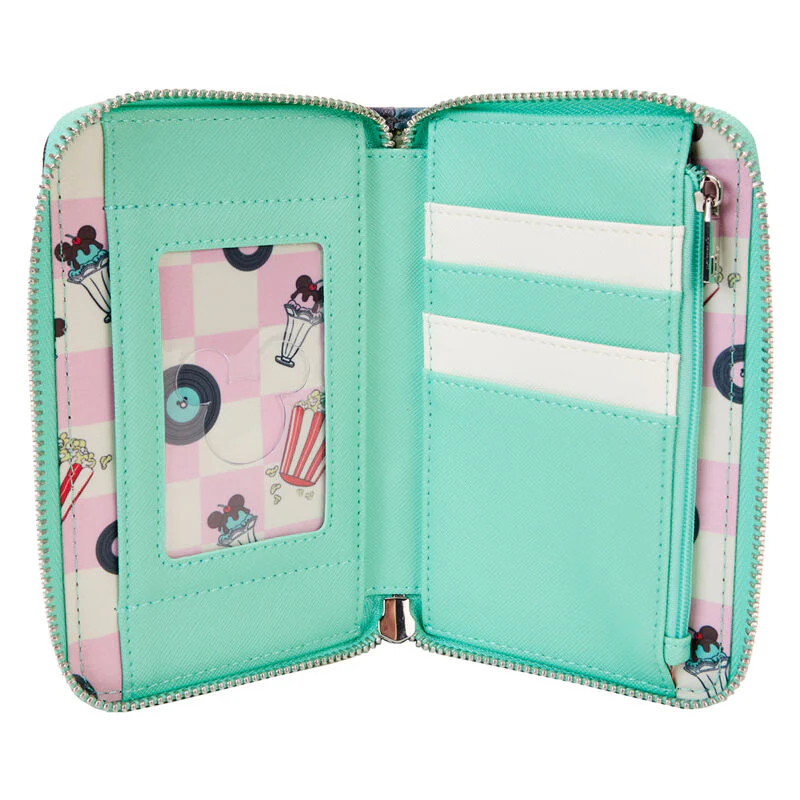 Cartera Date Night Diner Mickey & Minnie Disney Loungefly - Image 4
