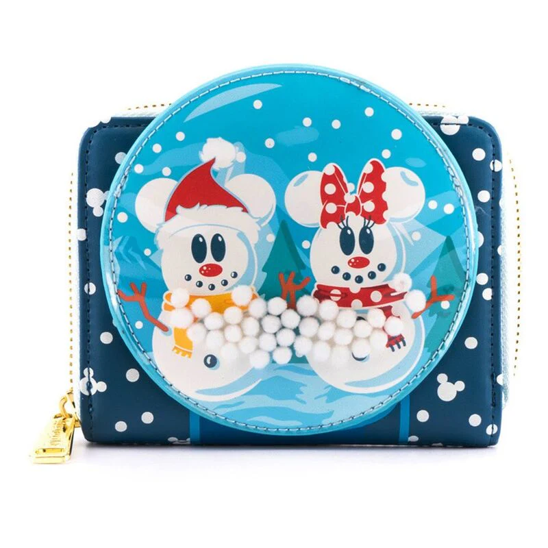 Cartera Mickey Minnie Snowman Disney Loungefly 2