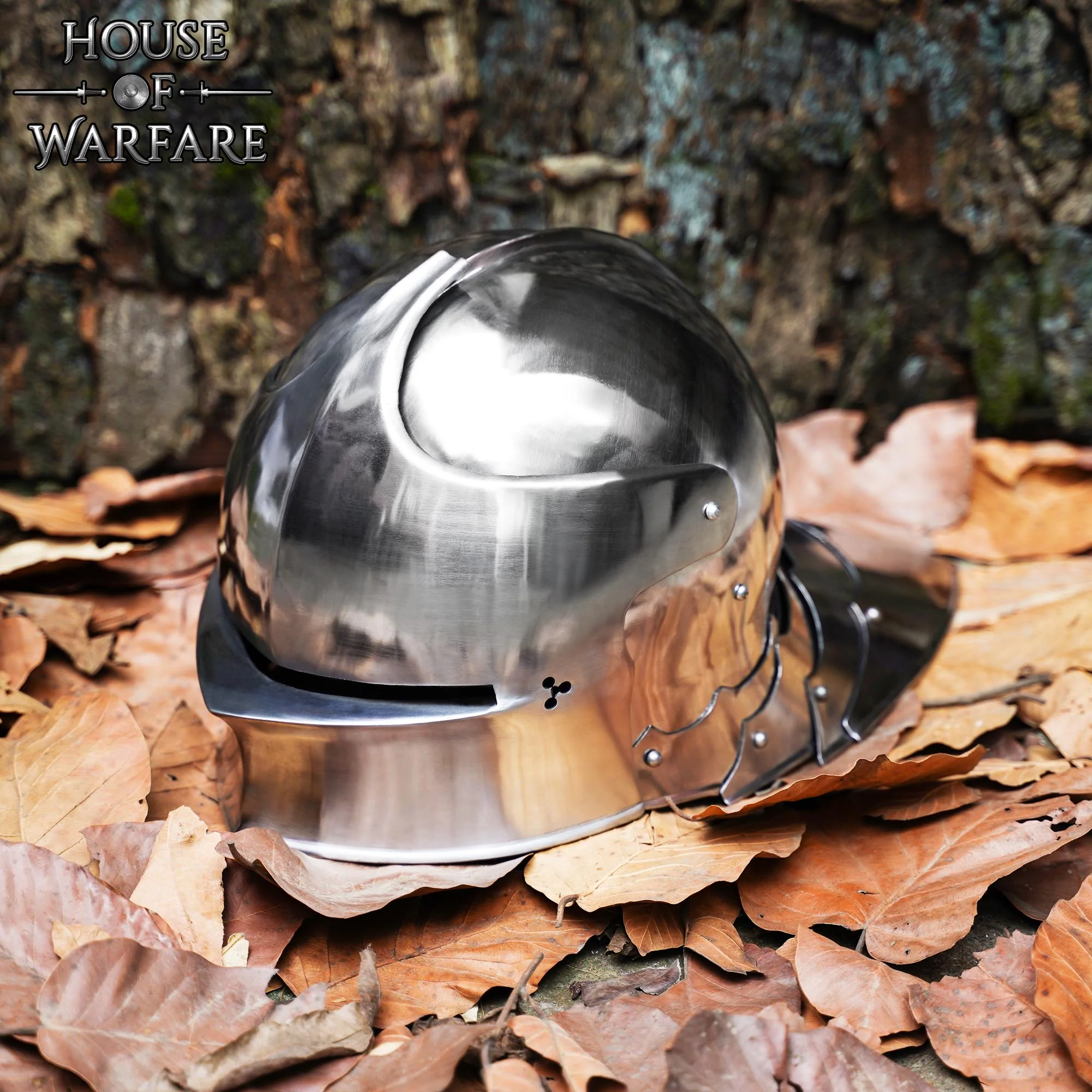 Casco Medieval Alemán Sallet - Image 4
