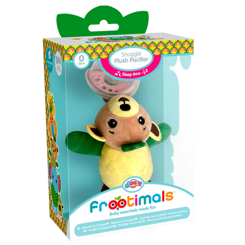 Chupete Con Peluche Bubba Tropibear Frootimals