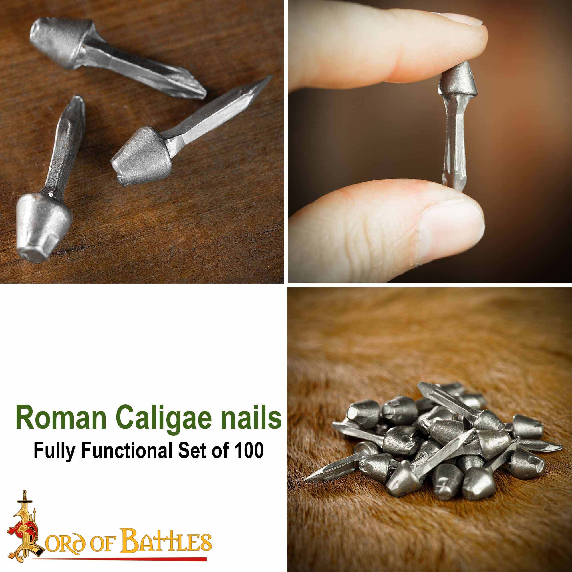 Clavos Romanos Caligae - Hierro Artesanal Pack 100 - Image 8