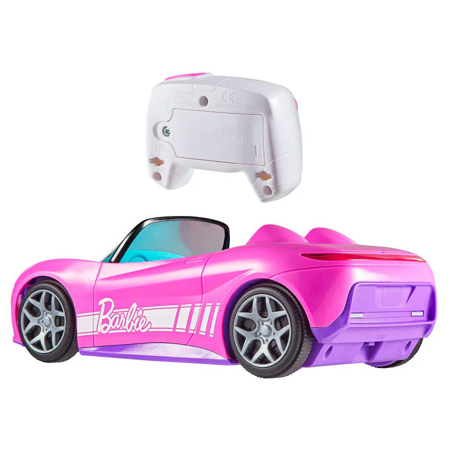 Coche Descapotable Radio Control Barbie Hot Wheels - Image 3