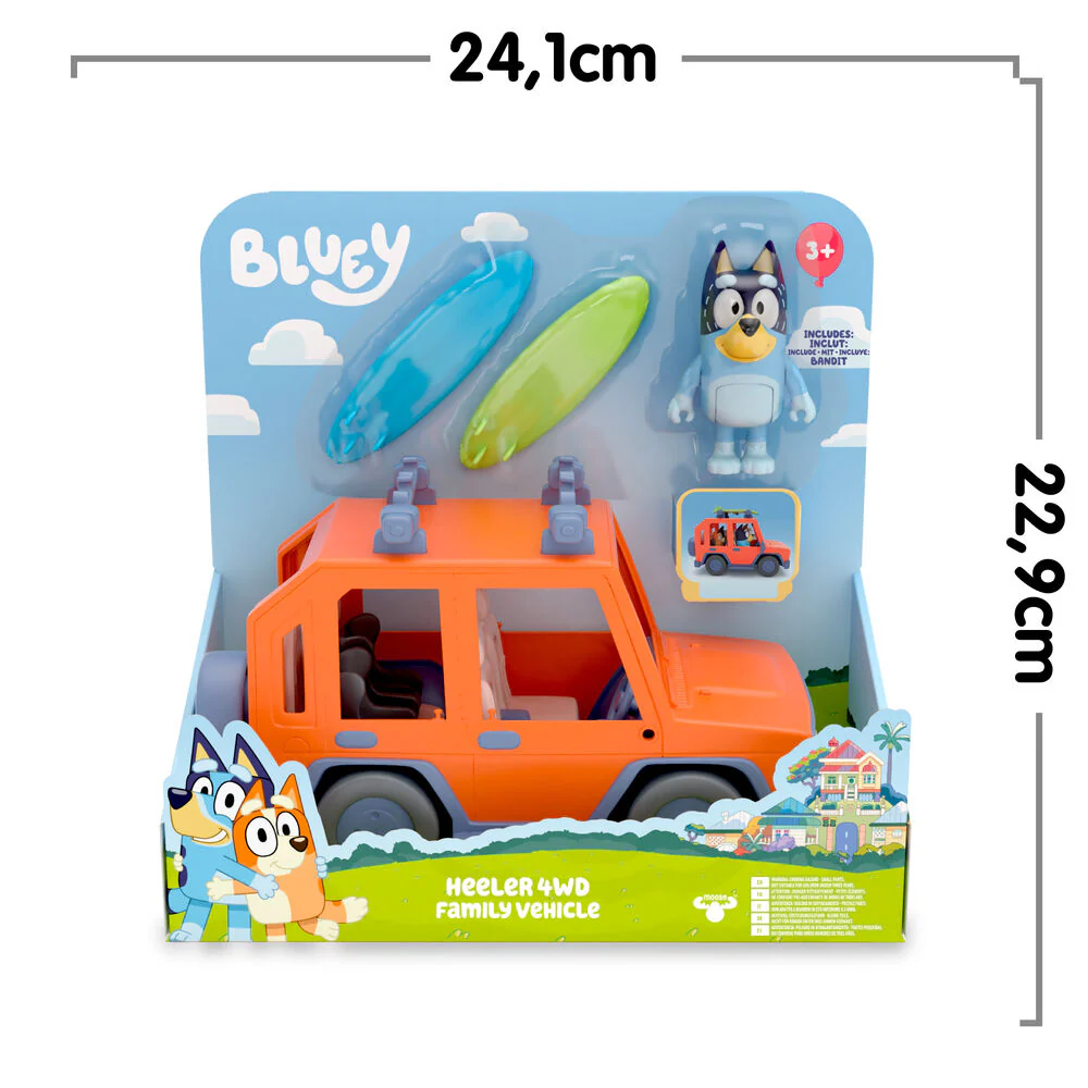 Coche Familiar + Figura Bandit Bluey - Image 7