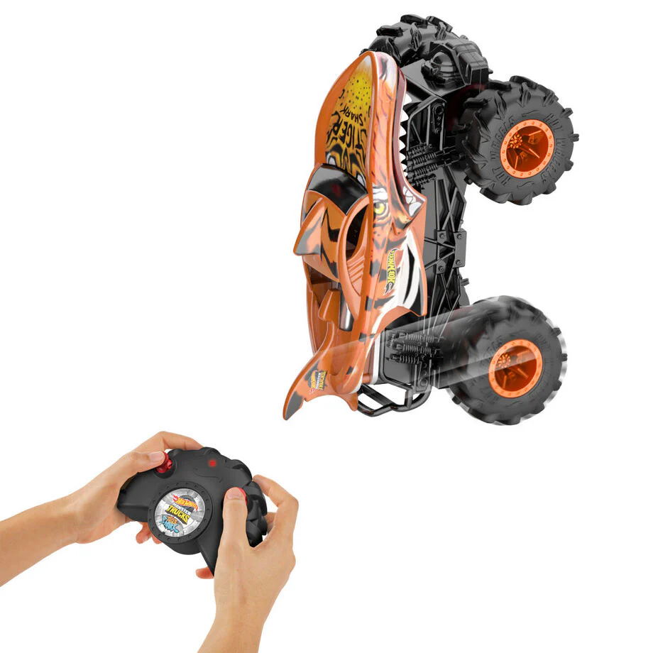 Coche Radio Control Tiger Shark Monster Trucks Hot Wheels - Image 6