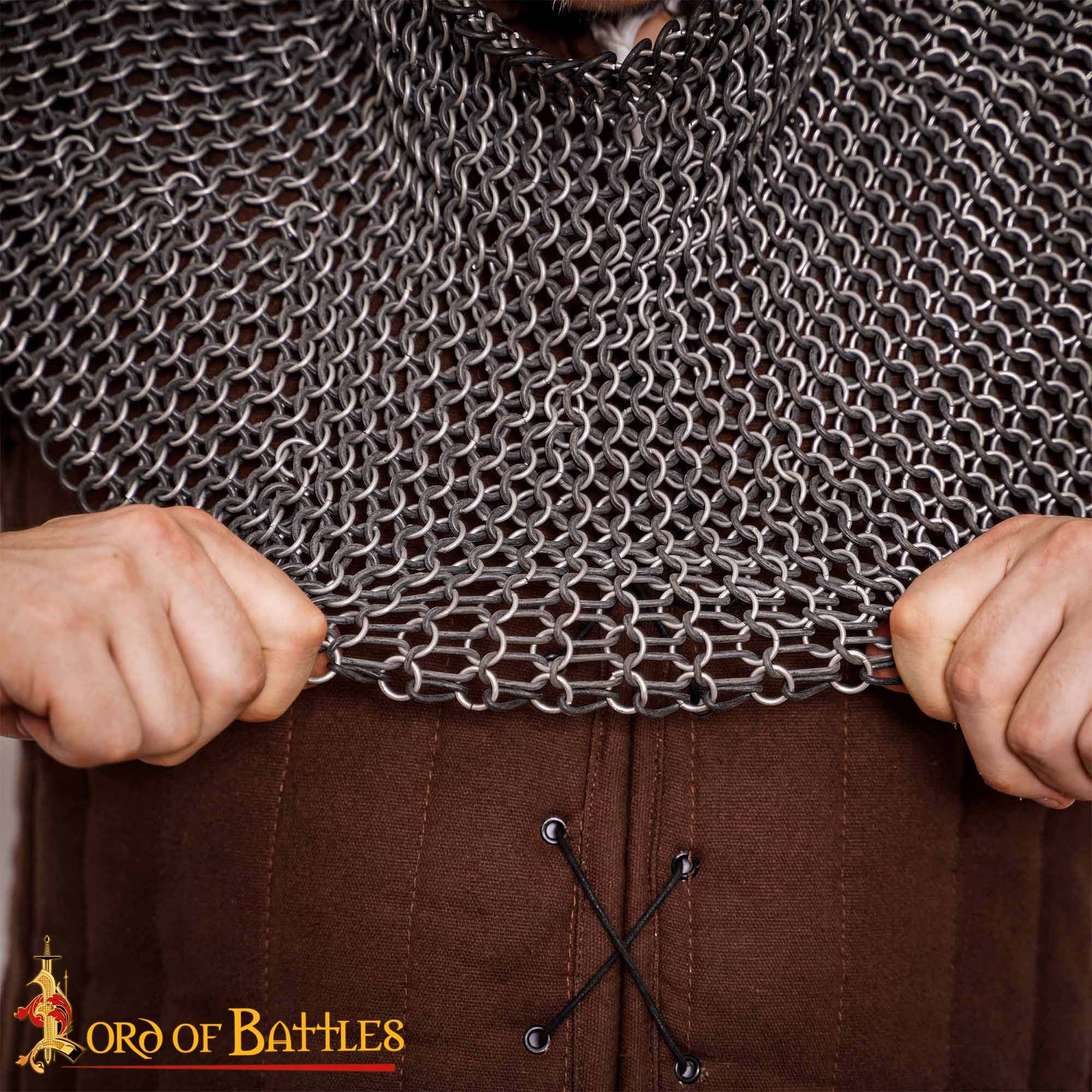 Cofia de Malla Medieval - Aluminio y Goma Para LARP - Image 6