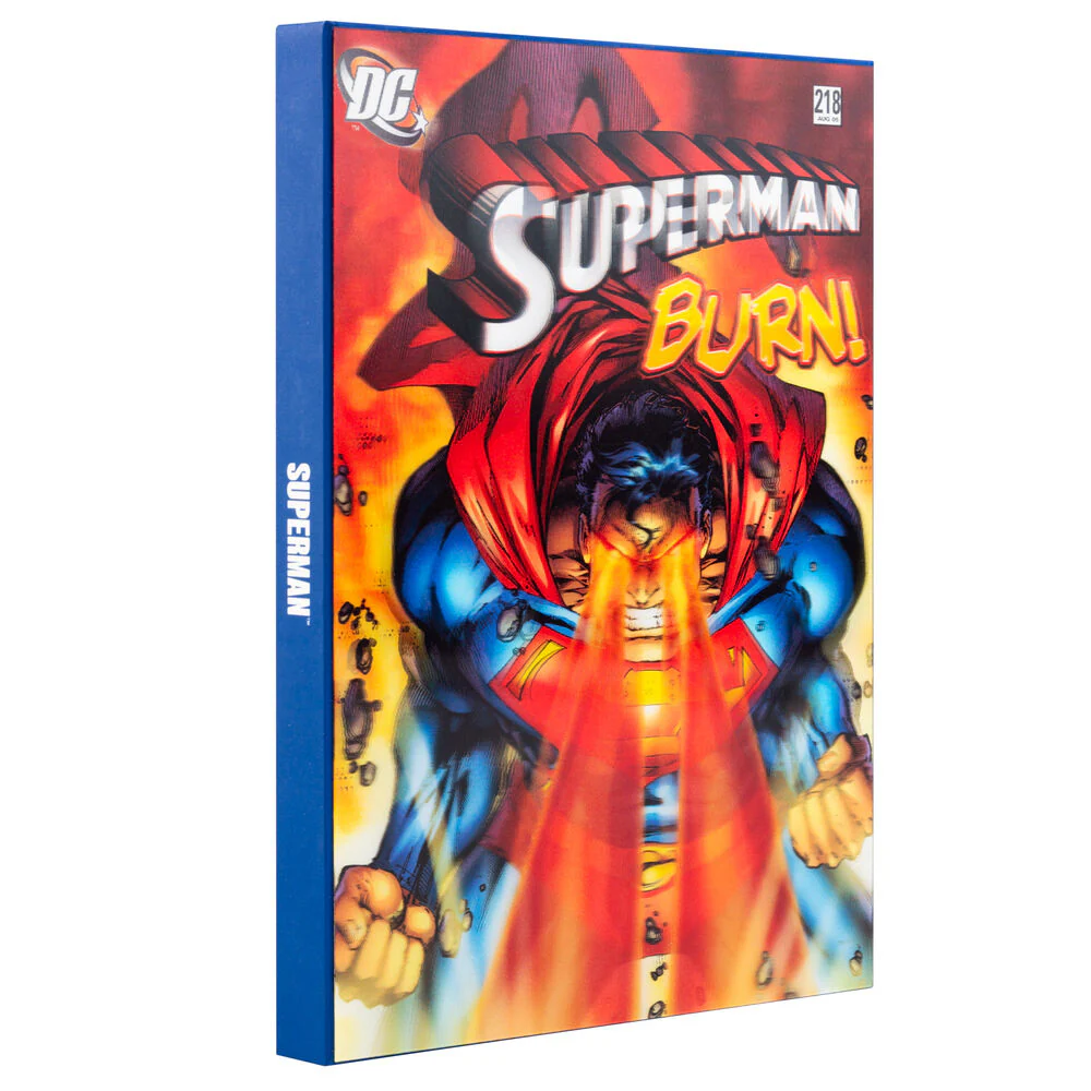 Cuaderno A5 Lenticular Superman Dc Comics