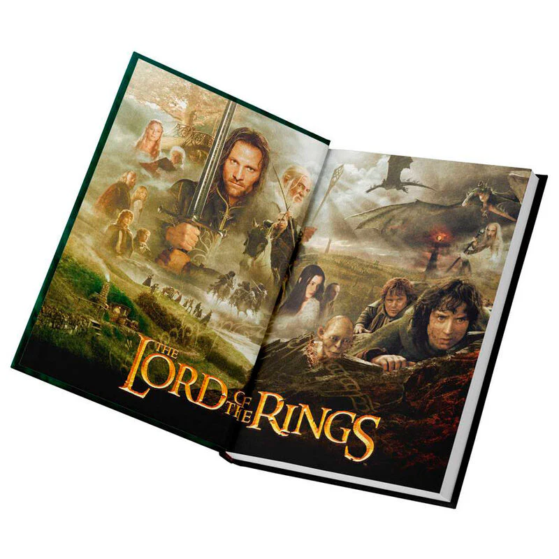 Cuaderno A5 One Ring To Rule Them All El Señor De Los Anillos Con Luz - Image 3