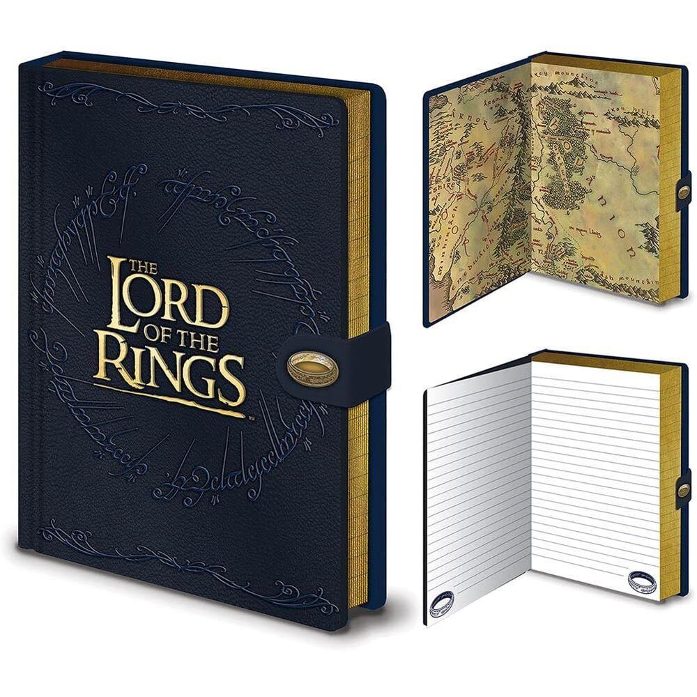 Cuaderno A5 Premium El Señor De Los Anillos